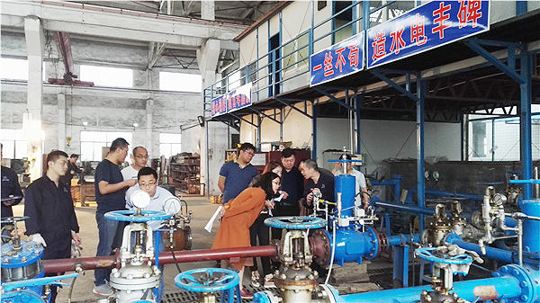 試驗(yàn)臺(tái)檢測減壓閥數(shù)據(jù)